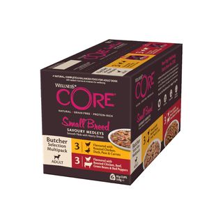 Wellness Core Small Butcher Selection Tarrina Para Perros - Multipack 6 0.51Kg