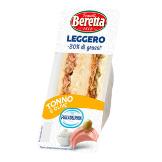 Beretta Tramezzino Tonno, Olive E Philadelphia 130g