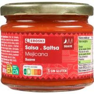 Salsa Mejicana Eroski, Frasco 300 G (24552010)