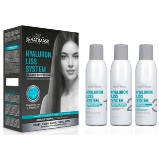 Kit Alisado Hyaluron Liss System - Amazonic - 3 unidades 7756719018197