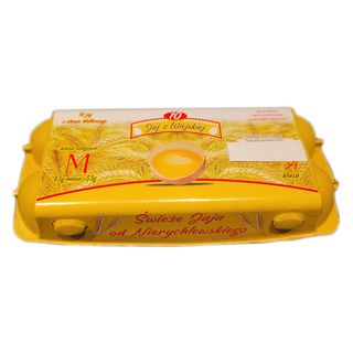 Jaja świeże rozmiar M 10szt.