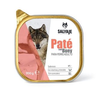 Salvaje Adulto Buey En Paté Tarrina Para Perros 0.3Kg