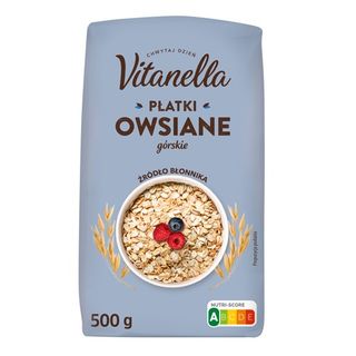 Vitanella Płatki owsiane górskie, 400 g