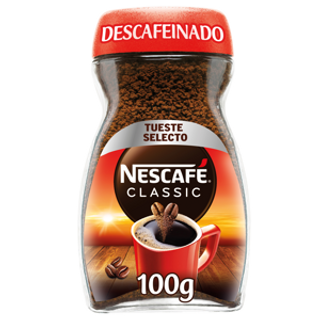 Café Descafeinado Frasco Nescafe 100Gr.