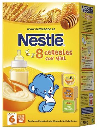 Papilla 8 Cereales Miel Nestle 475G