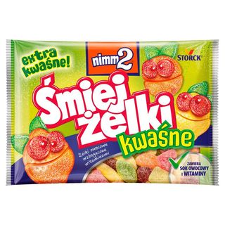 nimm2 Śmiejżelki kwaśne Żelki owoc.z witaminami 100 g