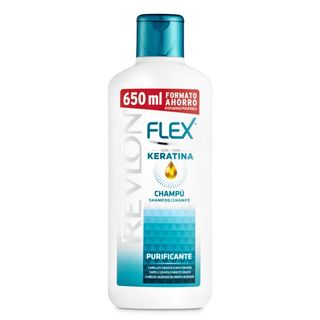 Champú con Keratina Para Cabello Graso Flex Frasco 650 Ml.