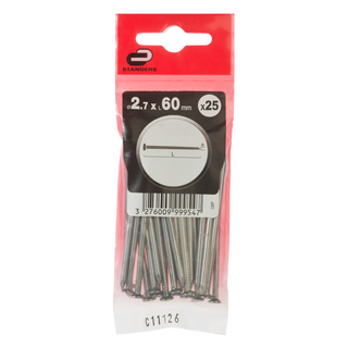 25 Pregos Cab Chata Aco Pol 2.7X60 (15673805)