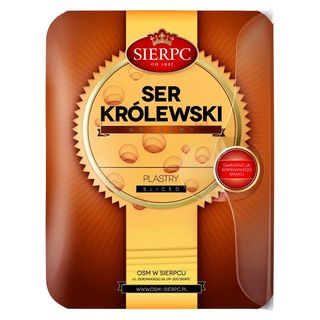 Sierpc Ser Królewski wędzony plastry 135 g