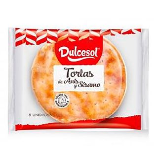 Tortas Dulcesol Anís 8 Uds.