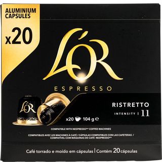L'OR Café Ristretto 20 Cápsulas