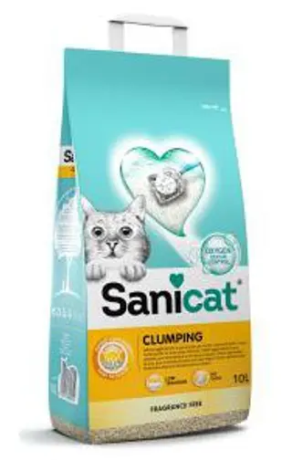 Sanicat lettiera clumping unscented 10l