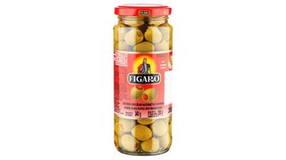 Figaro - Hiszpańskie oliwki zielone nadziewane pastą paprykową - 340 g