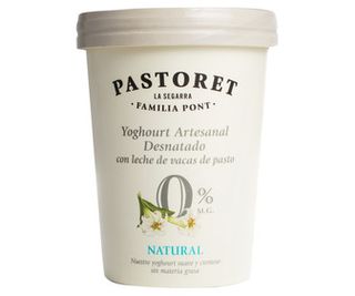 Yogur Artesanal Desnatado 0% Materia Grasa Natural El Pastoret 500 G.