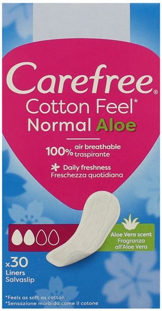 CAREFREE COTTON ALOE 30 SALVASLIP JHJ3406