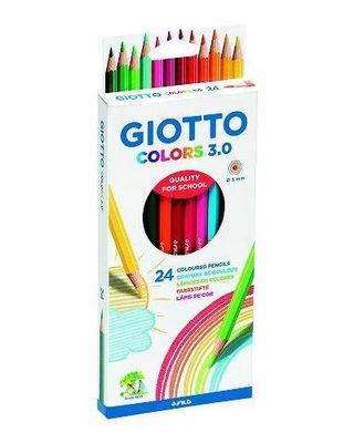 Giotto 276700 - Pack De 24 Lápices Multicolor (8000825009945)