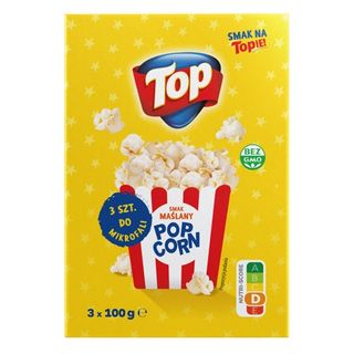 Top Popcorn maślany, 3x 100 g