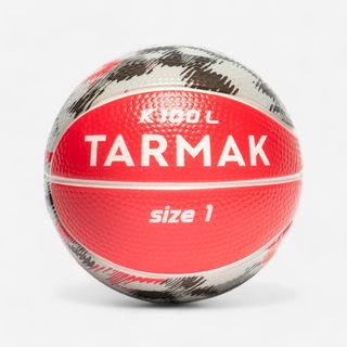 Minibalón De Baloncesto Tarmak K100 Espuma Talla 1 Rojo Gris Talla Única Rojo