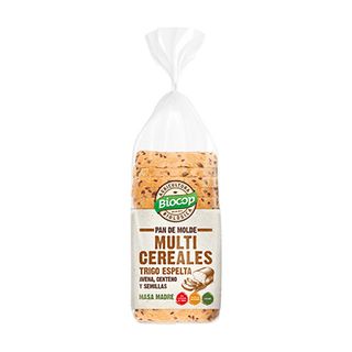 Pan Molde Espelta Multicereales Biocop Eco 400 Gr.