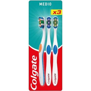 Cepillo Dientes 360º Medio Colgate, Pack 3 Uds. (20996211)