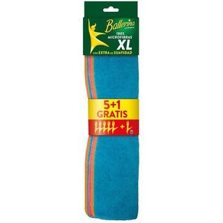 Bayeta Microfibra Ballerina, Pack 5+1 Ud Gratis