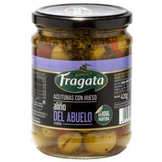 Aceitunas Con Hueso Estilo Abuelo Fragata 250Gr.