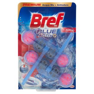 BREF WC Blue Activ+ Floral 2 x 50 g