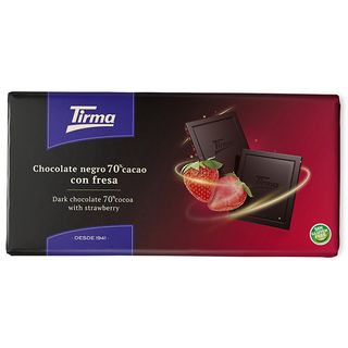 Tirma Tableta De Chocolate Con Fresa 70 % Cacao 125 G