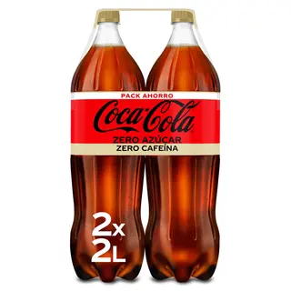 Coca-Cola Zero Azúcar Zero Cafeína 2 X 2 L