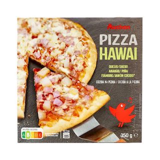 PIZZA AUCHAN COZIDA NA PEDRA HAWAI 350G
