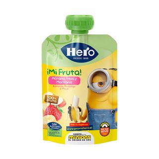 Hero Pouche Nano Fresa y Plátano 100g (155755)