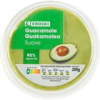 Guacamole Suave Eroski, Tarrina 200 Gr. (24929135)