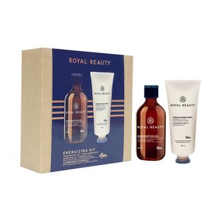 Royal Beauty Uomo Cofanetto con Gel Doccia 300 ml e Lozione Corpo 200 ml