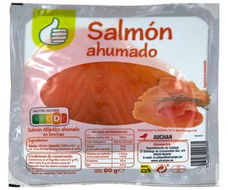 Salmon Ahumado Auchan Economico 80 G