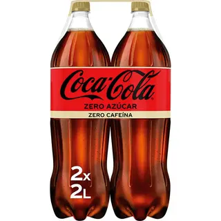 Coca Cola Zero Zero Refresco De Cola Zero Pack Botella 2X2 L