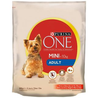 Alimento Perros Mini Purina Con Buey Bolsa 800 Gr (160680)