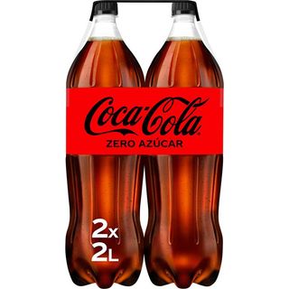 COCA COLA ZERO Refresco De Cola Zero Pack Botella 2X2 L