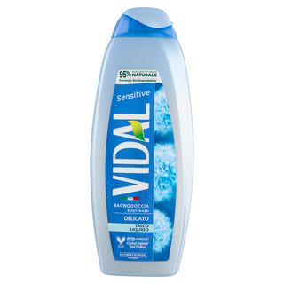 Vidal Sensitive Bagnodoccia Delicato Talco Liquido 600 ml