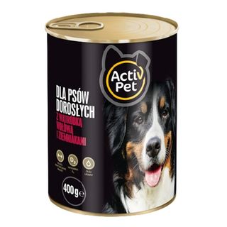 Activ Pet Karma dla psa z wątróbką wołową i ziemniakami, 400 g