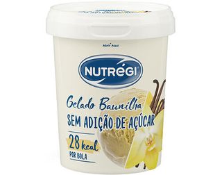 GELADO NUTRÉGI SEM AÇÚCAR BAUNILHA 500ML