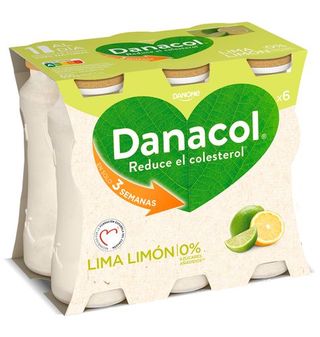 Danacol Danone Beber Lima-Limón 6 Uds.