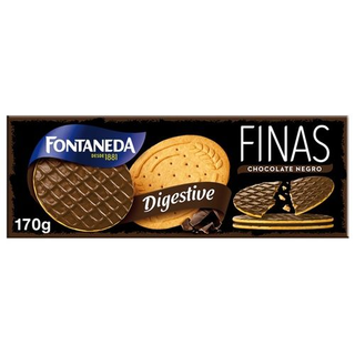 Galletas Fontaneda Digestive Finas Chocolate Negro 170 G