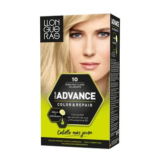 LLONGUERAS Tinte Rubio Claro Aclarante Advance Nº10,Ud