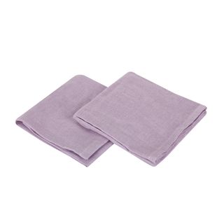 Set 2 tovaglioli quadretti lilla - Vichy