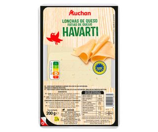 Queso Havarti Igp Lonchas Auchan 200G