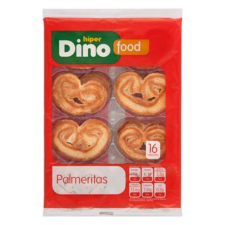 HiperDino 16 palmeritas de azúcar