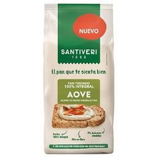 Pan Tostado 100% Integral Aove Santiveri 200 G.