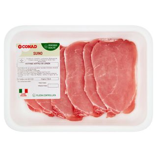 CONAD Percorso Qualità Suino Fettine Sottili di Lonza 0.200 kg