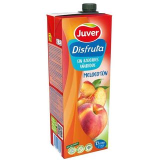 Disfruta sin azúcar de melocotón JUVER, brik 1,5 litros (26809442)