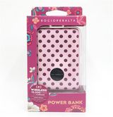 Powerbank Rocío Peralta Lunares Rosa 10000 Mah (8436589910270)